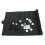 Backgammon portatile 2 giocatori nero 34,5x25,5 cm 6