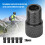 20 pcs Silicone Valve Adapter Valves Cap for Bike 13