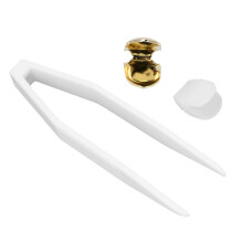 Unisex Halloween Fake Tooth Costume Prop Hip Hop Style Gold Color