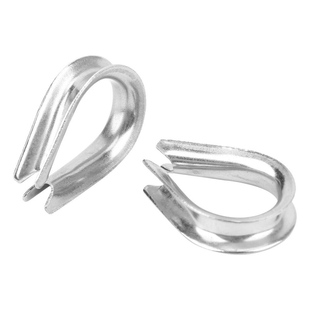 50Pcs M4 304 Stainless Steel U Type Clamps Wire Rope Clips 5001333376140