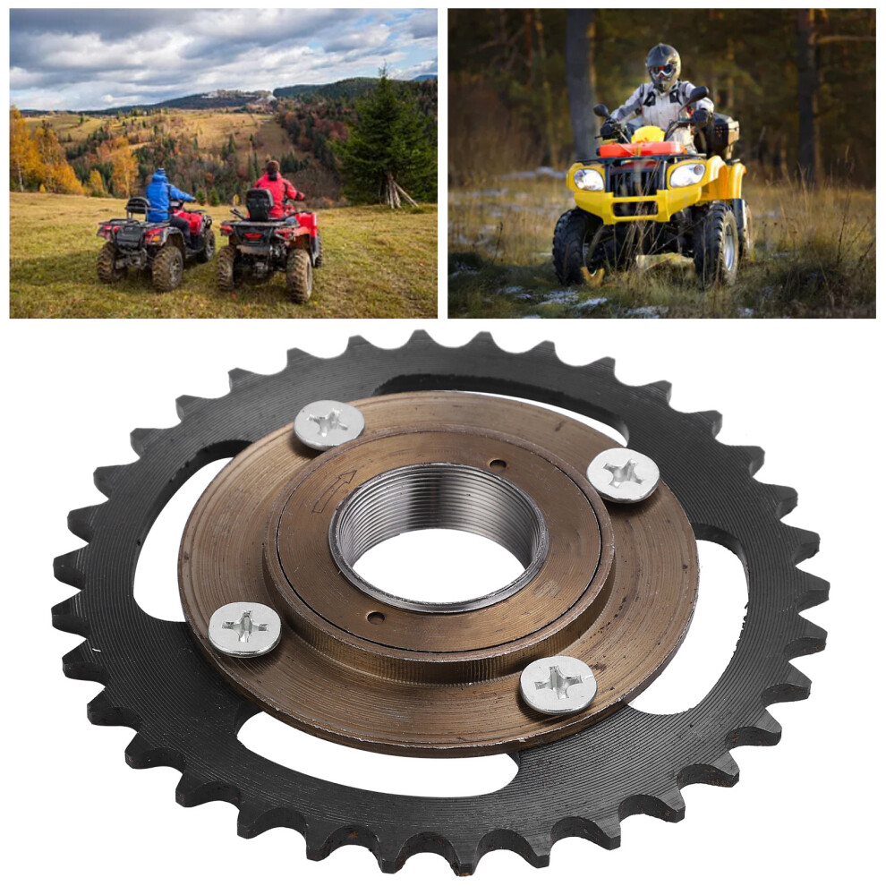 Electric Tricycle 420 34T Chainring & Sprocket Set Steel, 601G 4381333377967