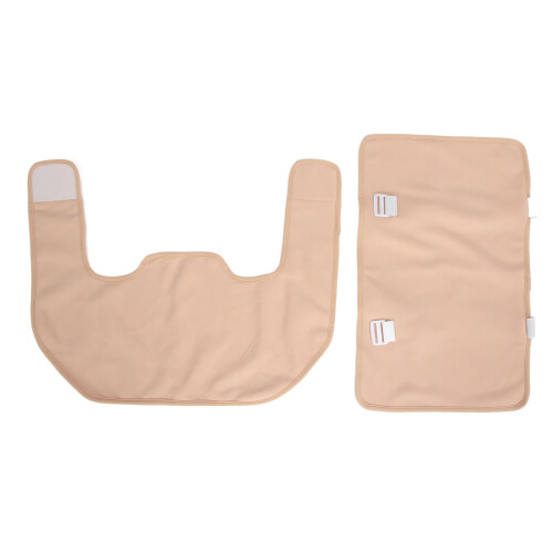 Set de 2 compresas de aceite de ricino de terciopelo - Espalda 54x33 cm 2