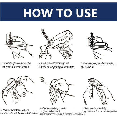 Quick Fixer for Clothes, Quilt Tacker Gun, Micro Stitch Gun, Mini Jamming Gun 2