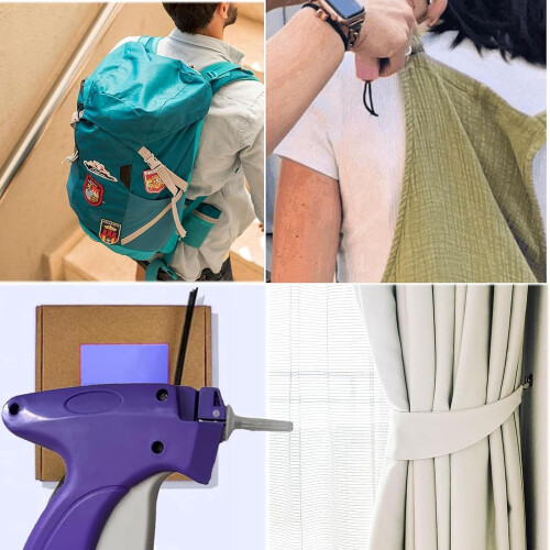 Quick Fixer for Clothes, Quilt Tacker Gun, Micro Stitch Gun, Mini Jamming Gun 1