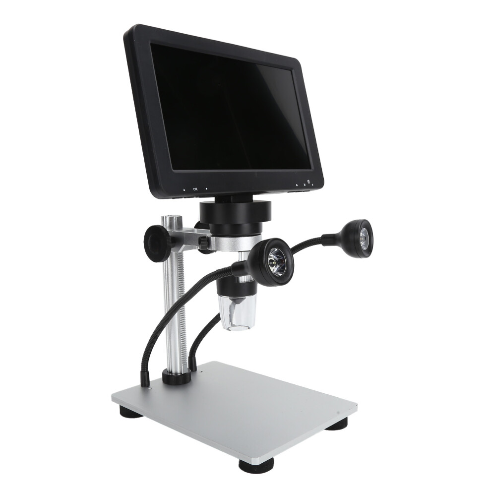 DM9 Digital Microscope 7 Inch Screen 1080FHD 8 LED Lights Adjustable Brightness