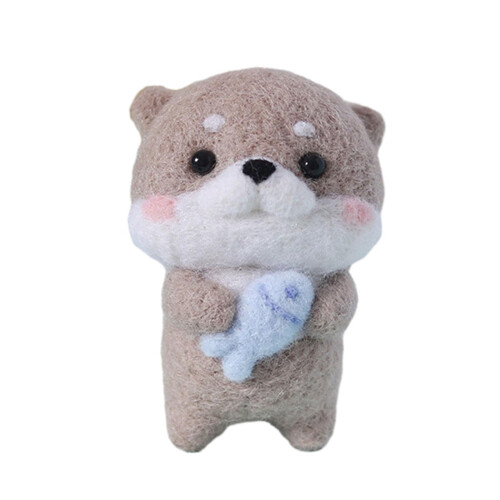 Capybara Felting Kit With Needle And Instructions