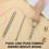beating needle with wooden handle embroidery pen adjustable embroidery 5