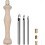 beating needle with wooden handle embroidery pen adjustable embroidery 2