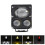 ZES-3575 60W 6000 lm luce LED nera 9x8x7 cm 3