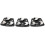 3 pièces de sabots diamant trapézoïdaux pour meuleuse 16# noirs 6