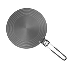 Stainless Steel HeatConducting Plate for Glass Hob Moka Induction Adapter (24cm,4mm)
