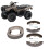 Front Rear Brake Shoes Set with Spring Replacement 11