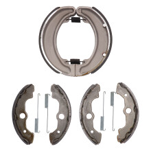 Front Rear Brake Shoes Set with Spring Replacement