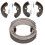 Front Rear Brake Shoes Set with Spring Replacement 3
