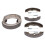 Front Rear Brake Shoes Set with Spring Replacement 4