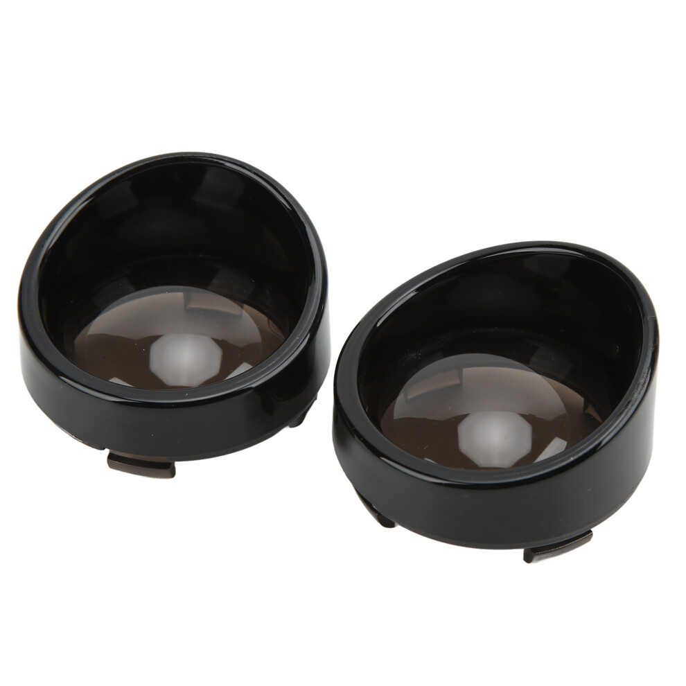 Pair Motorcycle Turn Signal Lens Cover Front Light 9121376252495