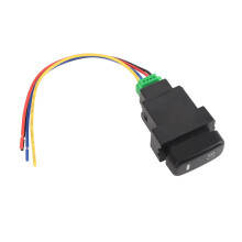 4 pôles 12 V Outlander 14 cm bouton-poussoir à LED jaune