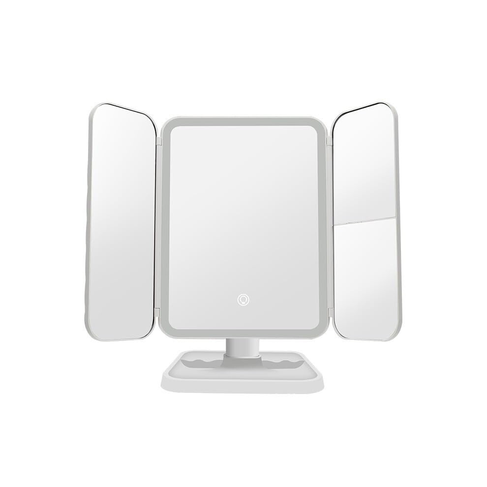 LEDlit Makeup Mirror Three Lighting Modes White 20x26cm Desk
