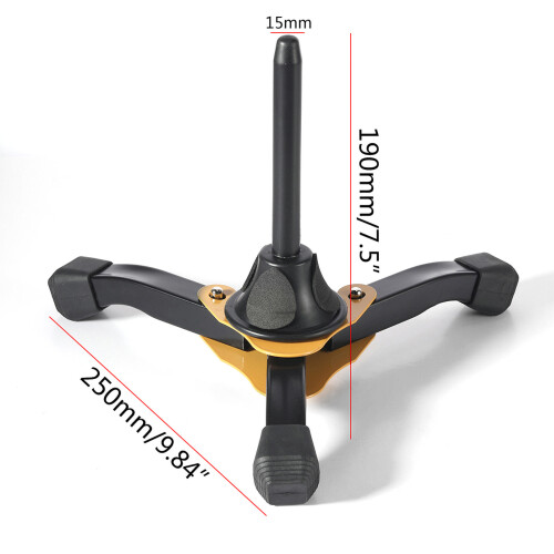 Clarinet & Oboe Tripod Stand Compact Foldable Lightweight Non-slip Holder 1