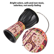 4 Inch Colorful PVC Thunder Drum Sound Effect for Events & Celebrations