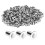 Kit d'œillets en laiton blancs de 2 mm, 500 pièces 2