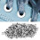 Kit d'œillets en laiton blancs de 2 mm, 500 pièces 1