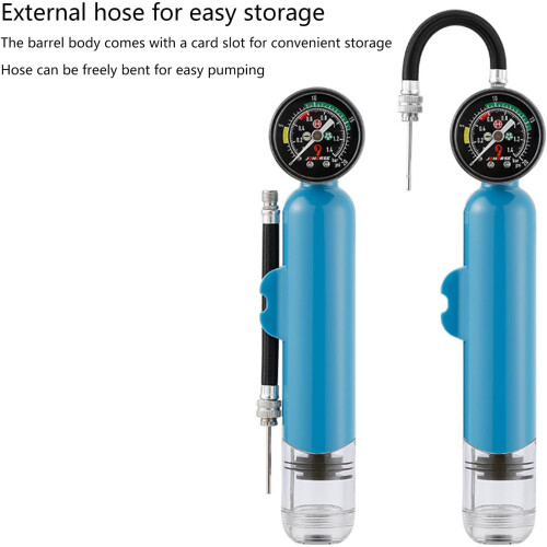 Handheld Air Pump With Pressure Gauge Portable Pump 2
