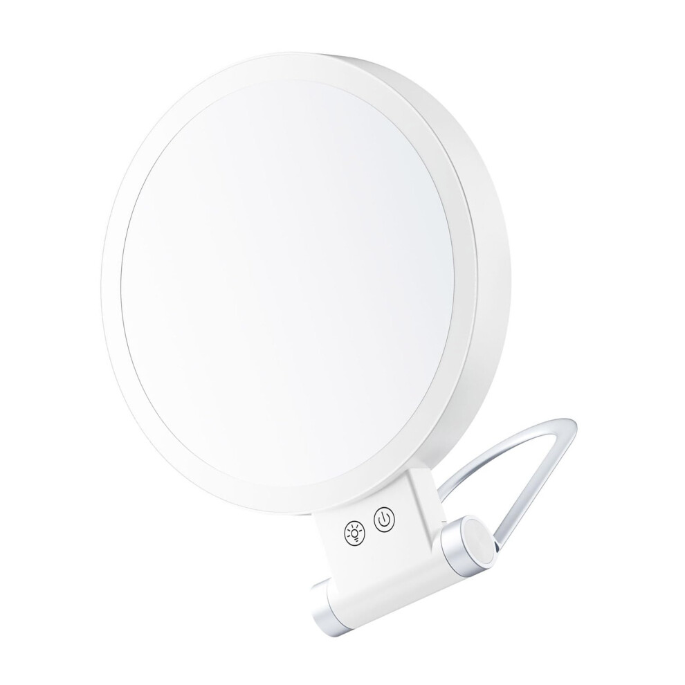 Light Doublesided Makeup Mirror With Magnification And Led Suitable For Makeup Applications 65B