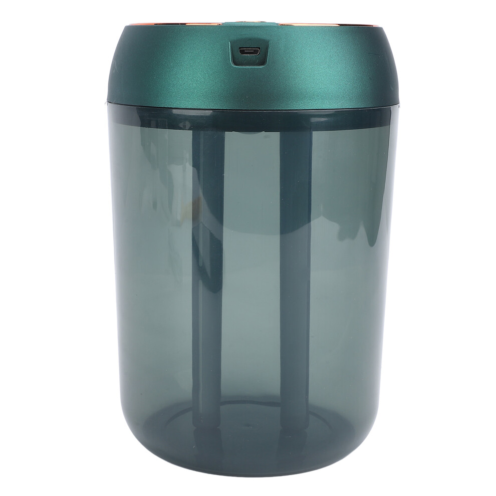 2000ML Desktop Cool Mist Humidifier with Night Light, Green, 3 Mist Levels