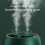 Humidificateur de bureau 2 000 ml vert 178  120 mm 5