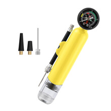 Hand pump, balloon, volleyball, basketball, inflator, portable inflating tool with pressure gauge Ref: 9015