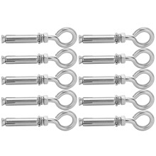 10 pezzi M8x60mm viti ad espansione con gancio chiuso, Argento