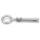 10 pezzi M8x60mm viti ad espansione con gancio chiuso, Argento 10