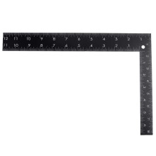 MetalLsquareshape ruler, sewing gauge, professional framing, square ruler, black, for carpenters, tailors, sewing