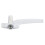 Aluminum Alloy Window Handle Lock for Sliding Doors White 112x15mm 15
