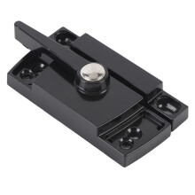 Sliding Window Sash Lock Zinc Aluminum Alloy Cam Lock Black 166g
