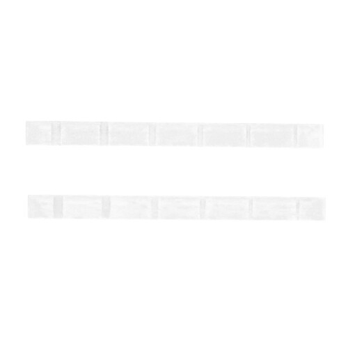 2 pièces sillet en os pour 6 cordes blanc 42x4.5x3.5mm 2