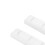 2 pièces sillet en os pour 6 cordes blanc 42x4.5x3.5mm 8