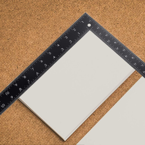Metal Squareshaperuler Square Ruler, Black, Sewing Gauge 1