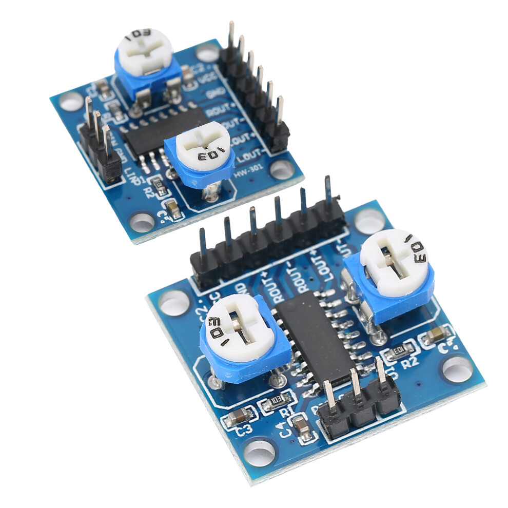 Pam8406 5W2 Stereo Digital Amplifier Board With Volume Potentiometer 8411333399907