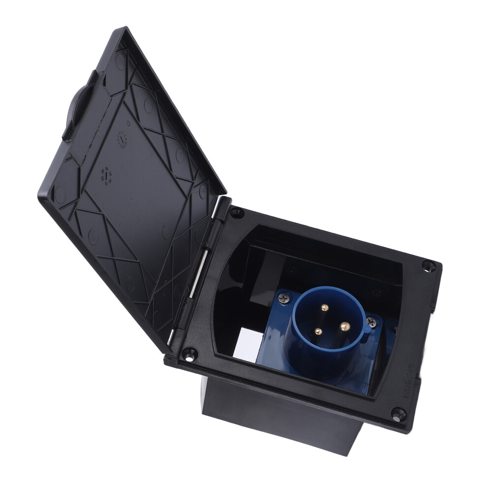 Easy Install 16A Power Inlet Box - Secure Plug For Trailers & Rvs 3591333401369