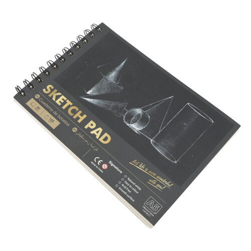 Sketch Book 160g 30 Sheets Top Dual Spiral Bound