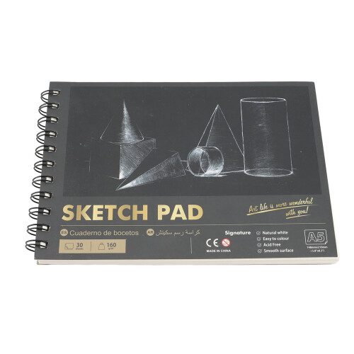 Sketch Book 160g 30 Sheets Top Dual Spiral Bound 2