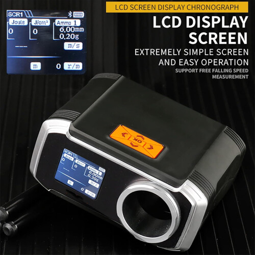 Speed Tester Muzzle Chronograph 0-120 Shots/Second Sync Mobile App 1