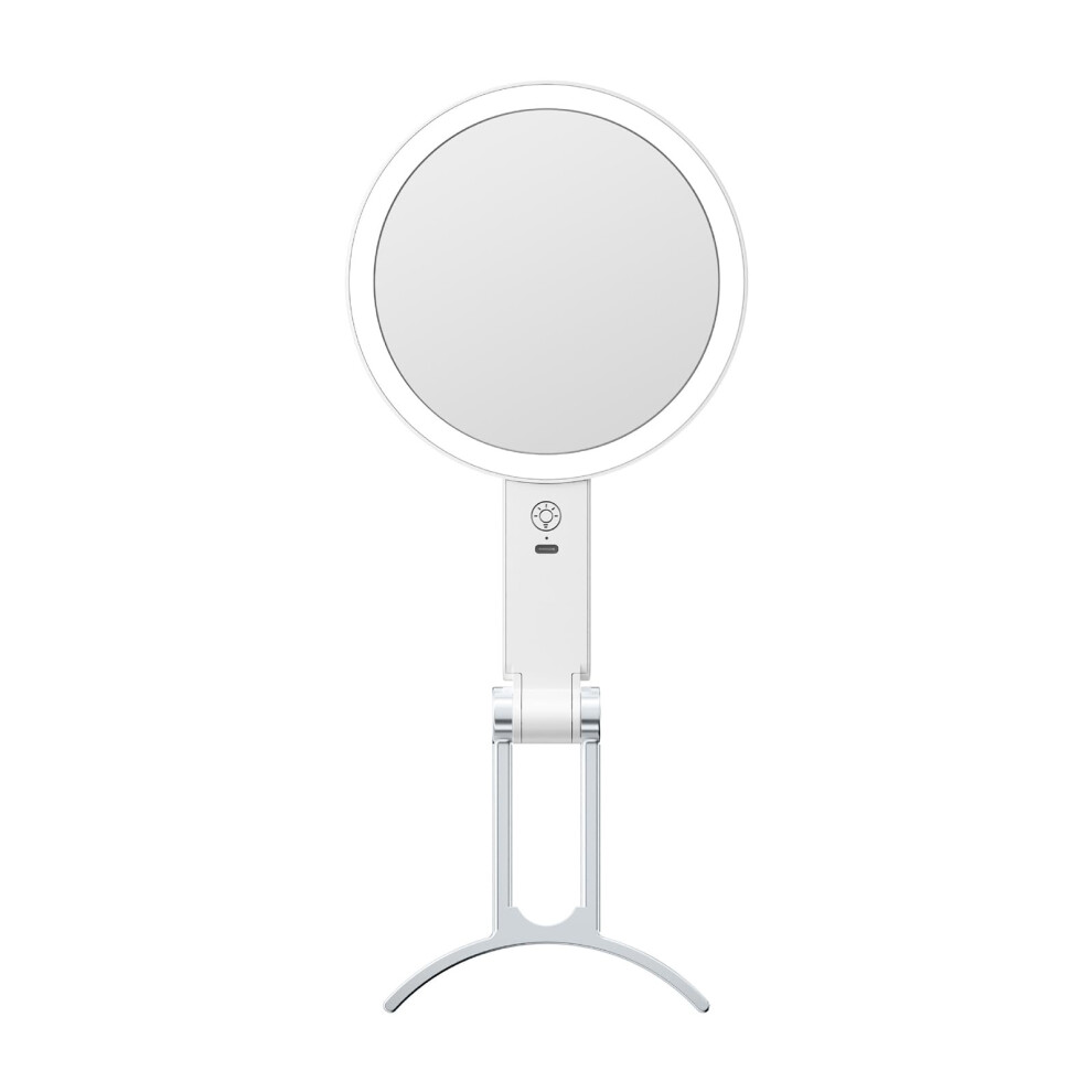 Cosmetic jars with lighting USB rechargeable desktop makeup jars Dimmable table lamps Last 20B