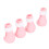 Protège-pattes en silicone rose pour le bain du chat 10