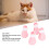 Protège-pattes en silicone rose pour le bain du chat 4