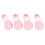 Protège-pattes en silicone rose pour le bain du chat 14