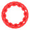 4pcs Red ATV Wheel Hub Trim 7 Inch ABS Universal Rim Protector 9