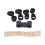 Silicone Drum Finger Sleeves Set, 4 Sizes, Protective Percussion Accessories 13